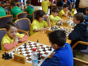 Tir. Schachschule 4: Simon CASAGRANDA, Julien DEDIEU, Xaver HALBEIS, Konstantin HALBEIS